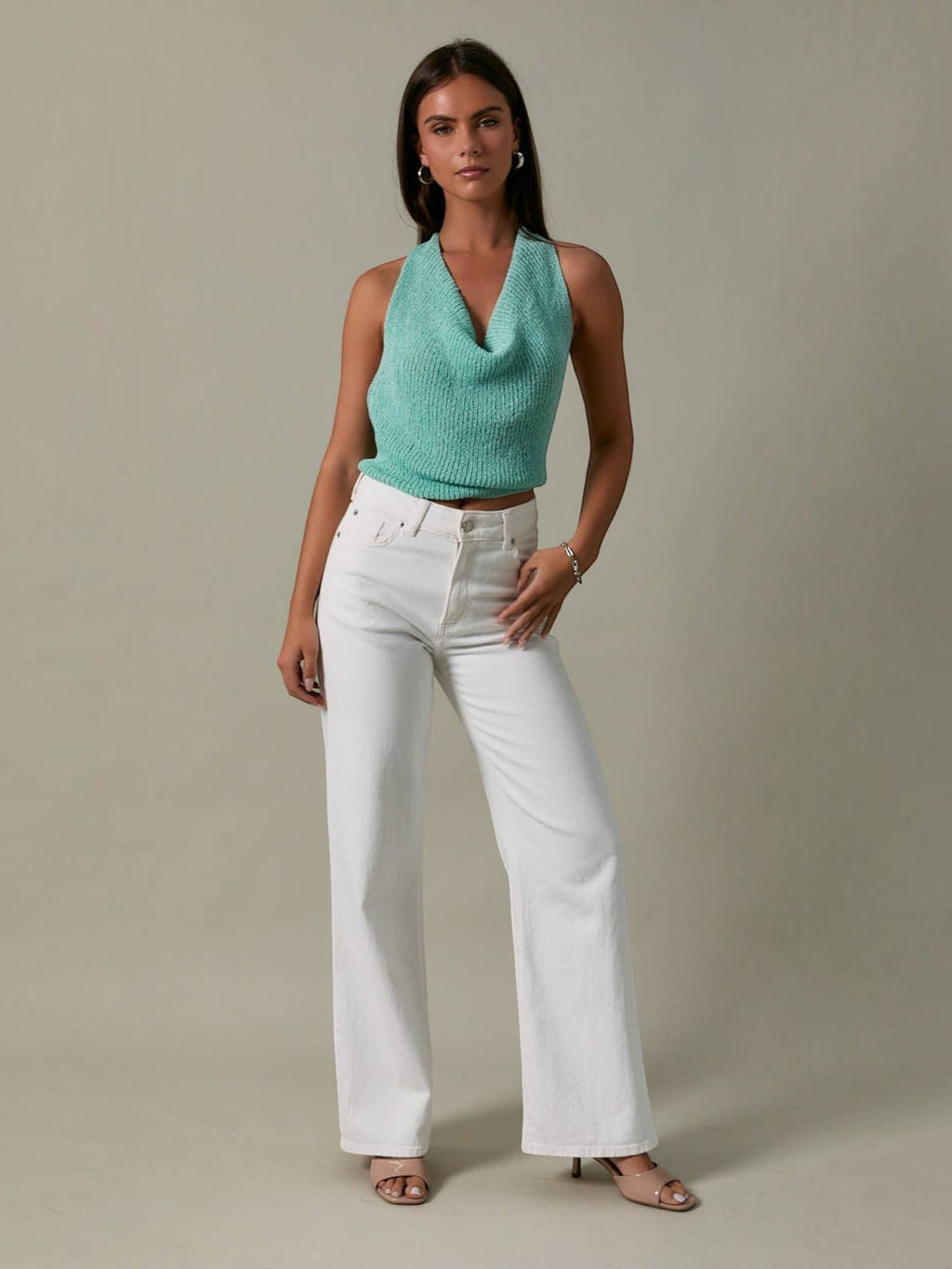Mialur Boutique - Isla Halter Top Mint Color