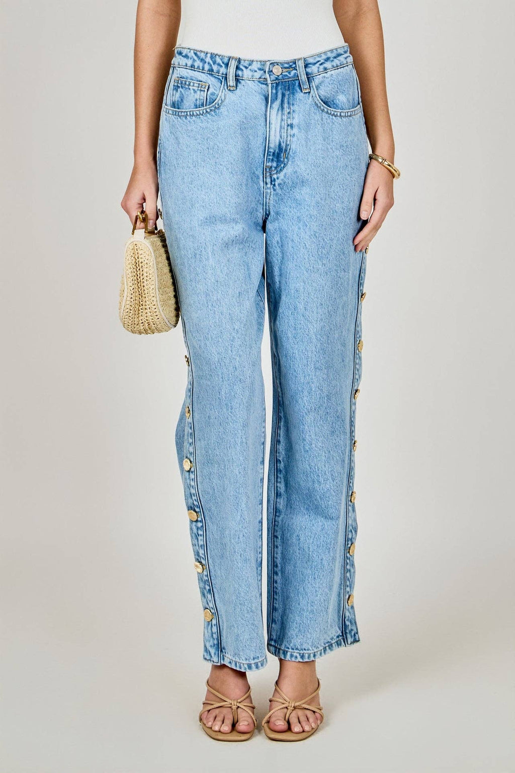 The Monroe Button Jeans