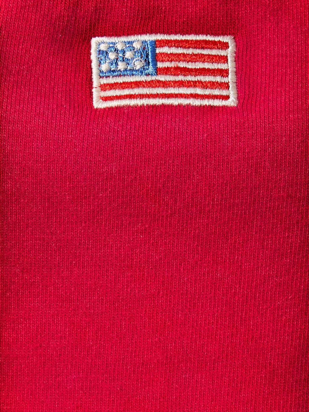 Red Americana Halter Top