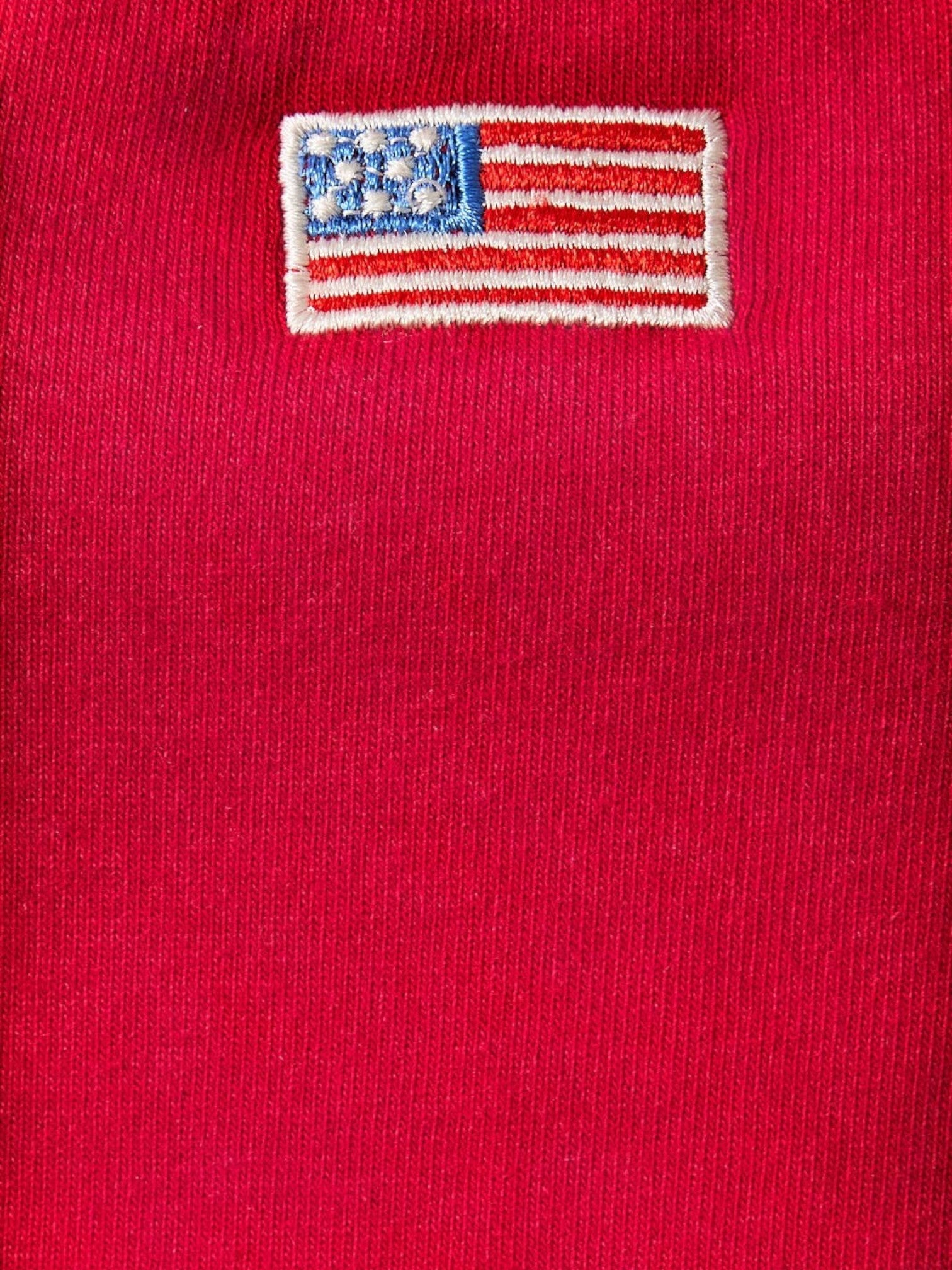 Red Americana Halter Top