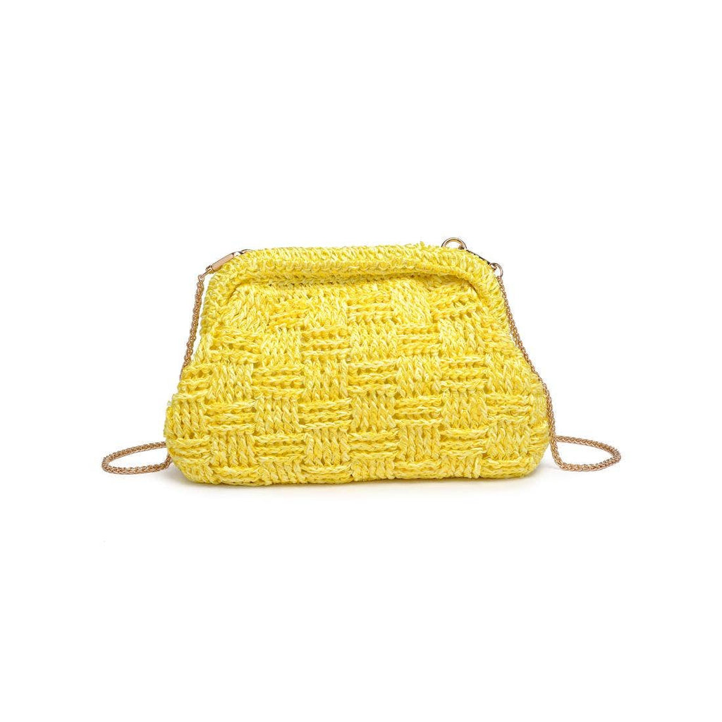 Butter Woven Clutch Bag