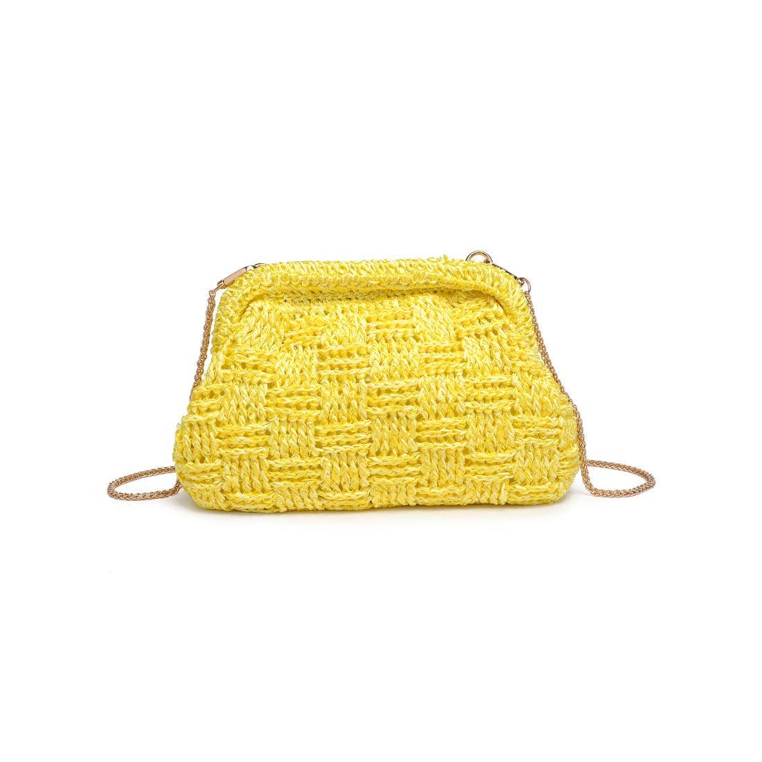 Butter Woven Clutch Bag