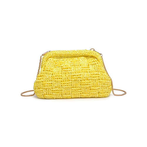 Butter Woven Clutch Bag