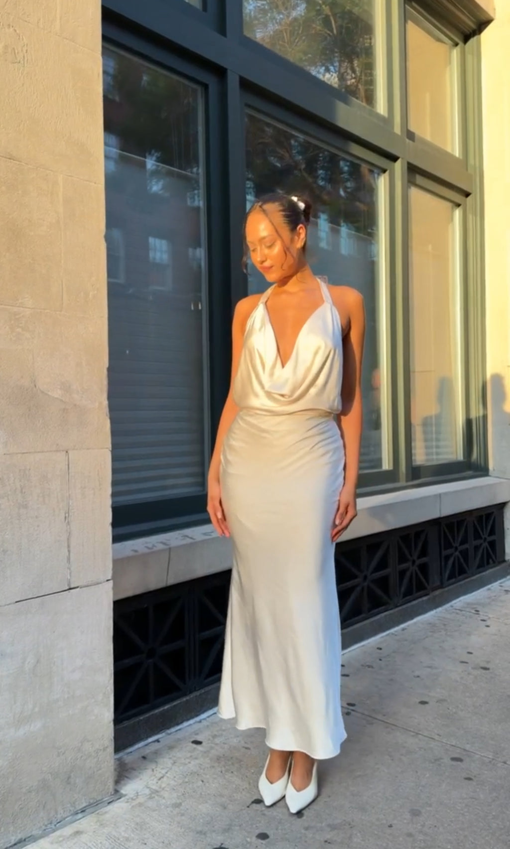 The Kameron Satin Dress