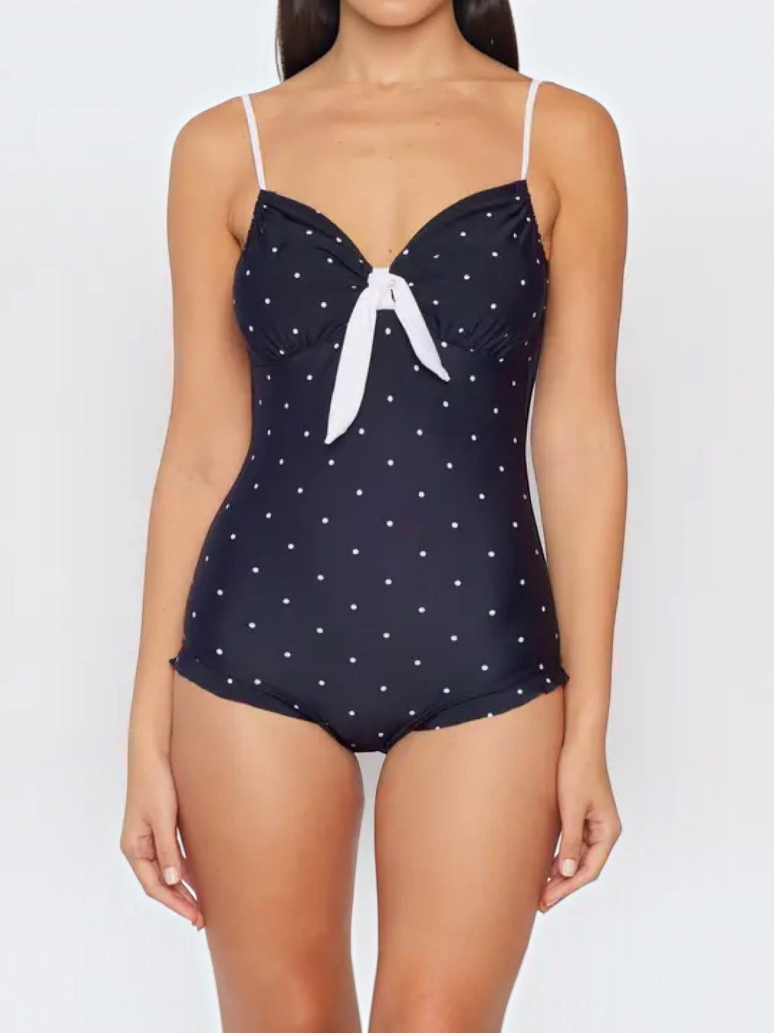Mialur Boutique - Navy Sail Away One-Piece Swimsuit