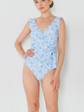 Mialur Boutique - Santorini Floral One-Piece Swimsuit - Floral Color