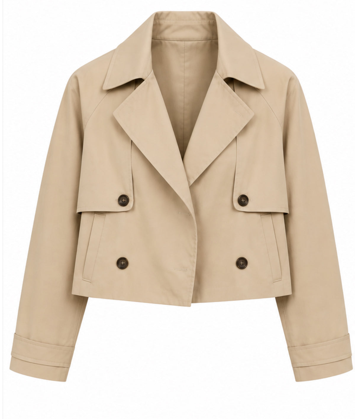 The Camille Cropped Trench
