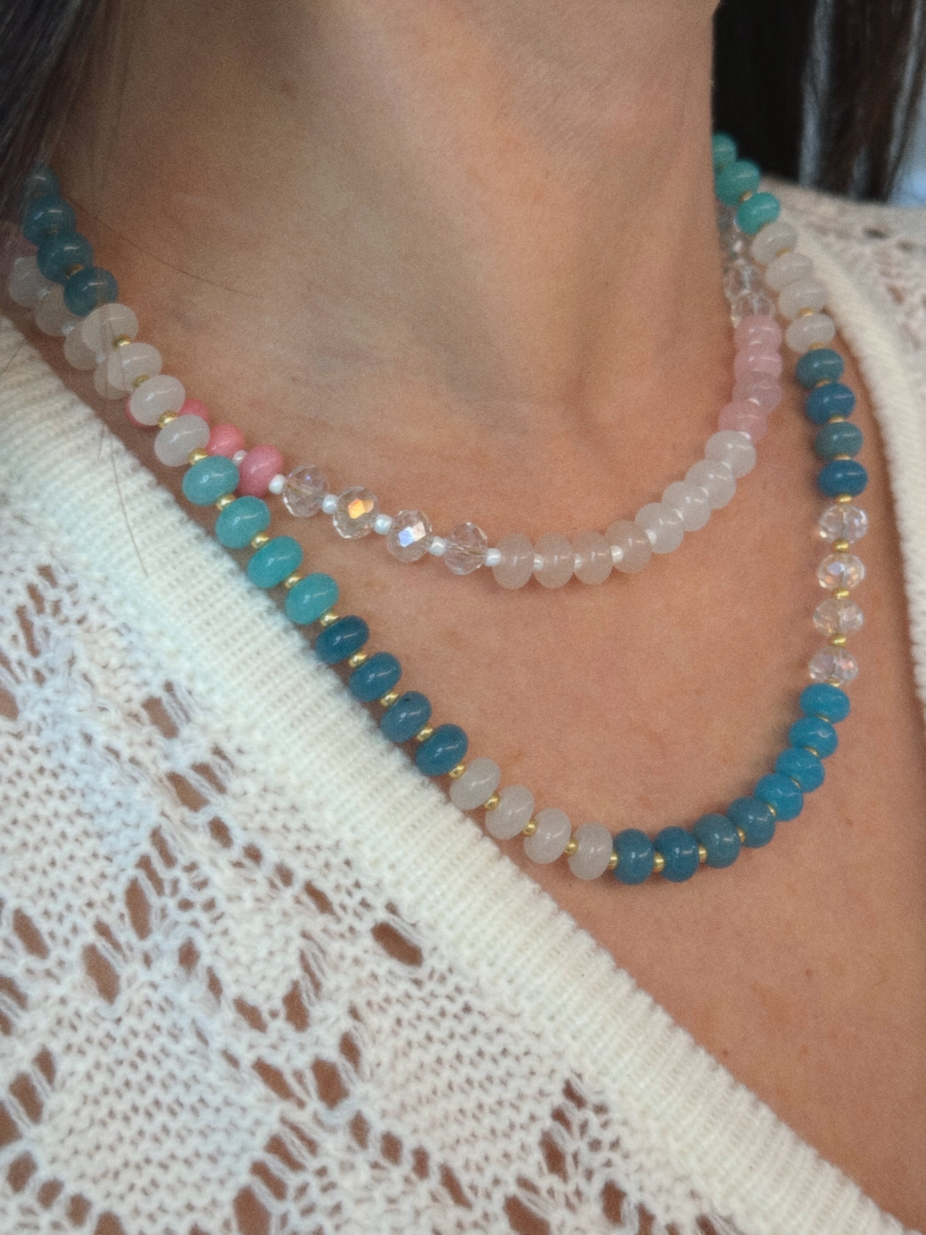 Coastal Glow Necklace BLUE