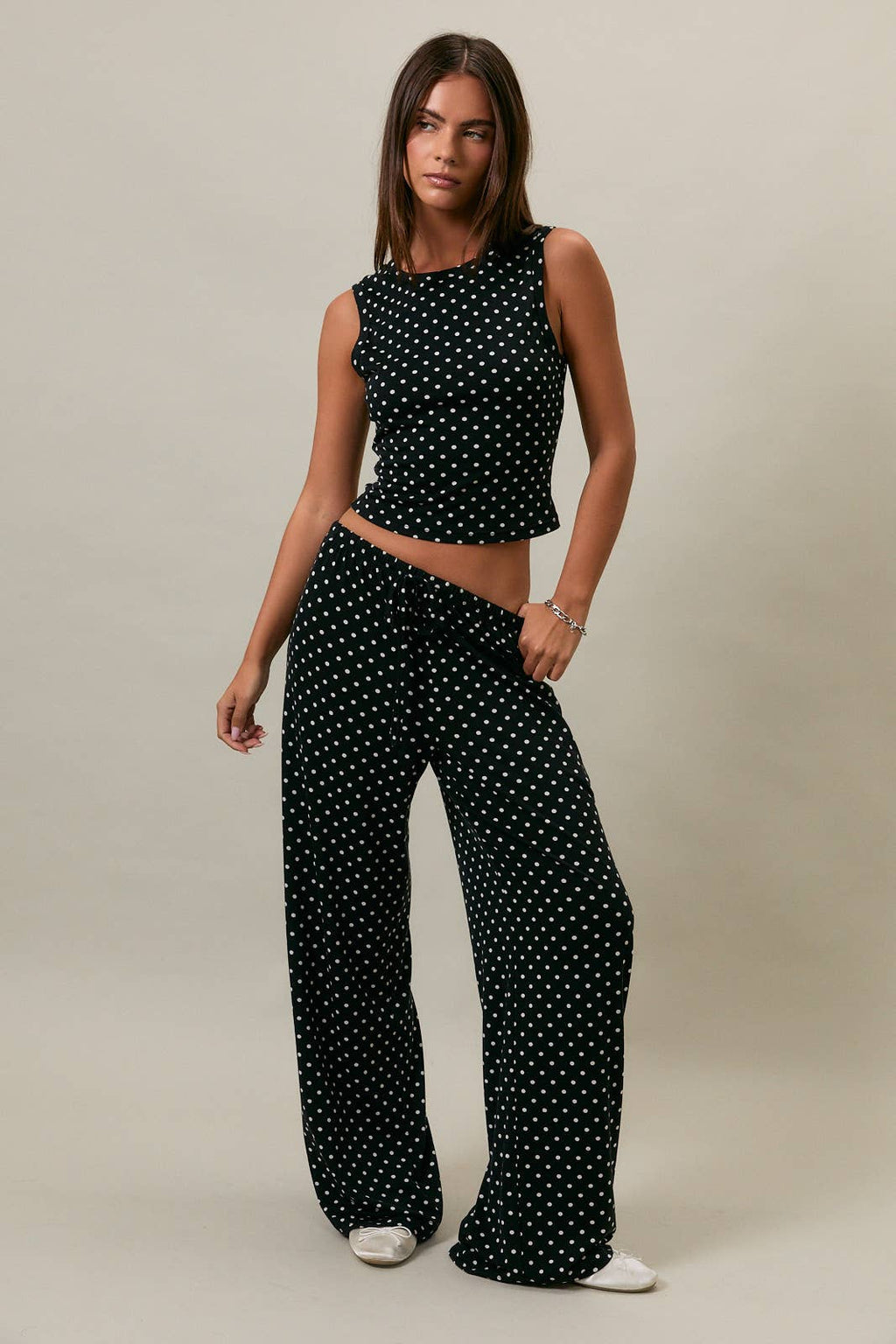 Luna Polka Dot Tank