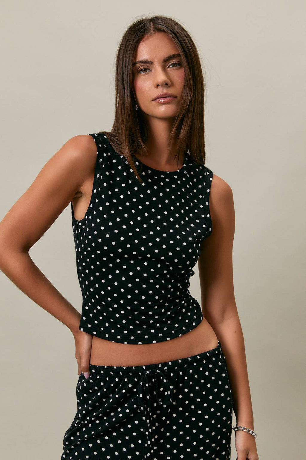Luna Polka Dot Tank