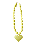 Yellow Beaded Necklace
