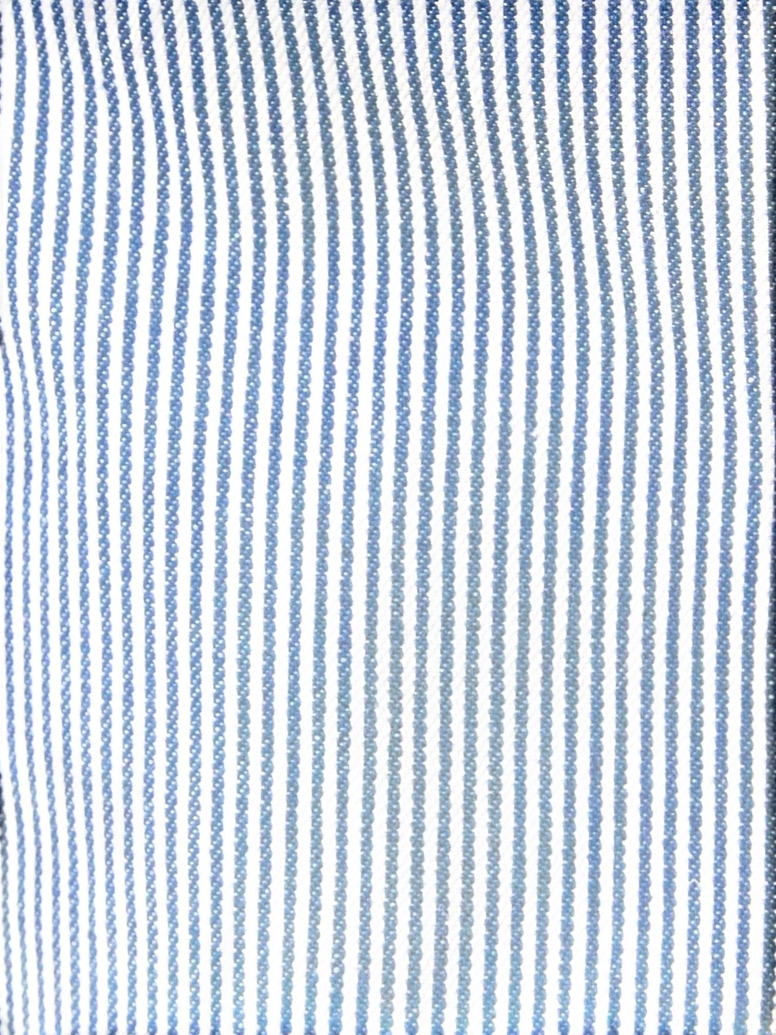 Mialur Coastal Stripe Shorts featuring a classic navy and white vertical pinstripe pattern on tailored fabric