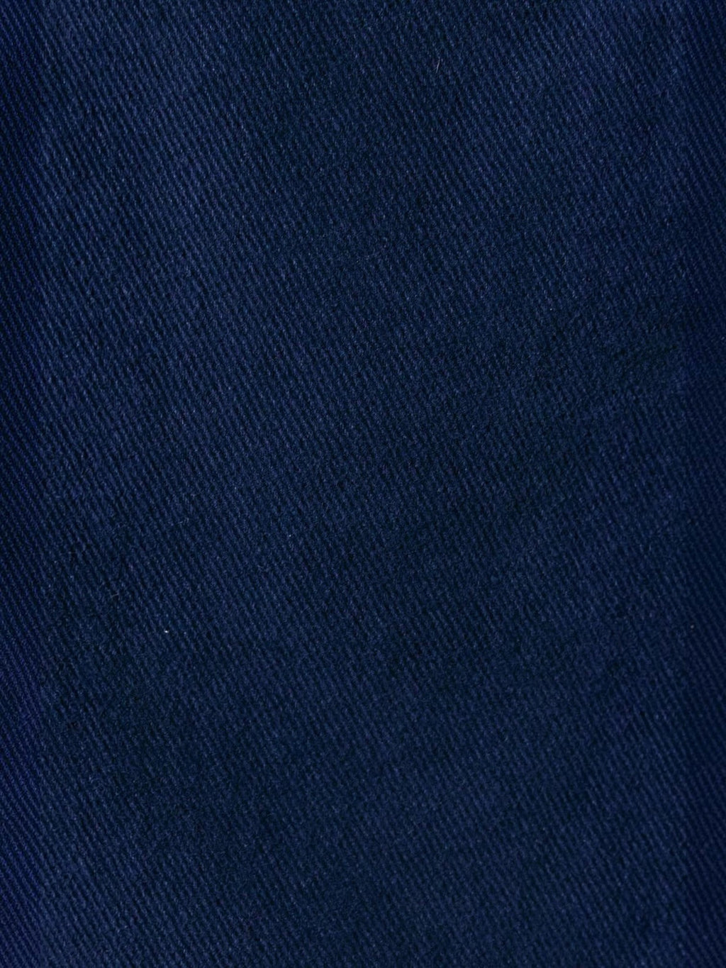 Mialur dark blue denim fabric texture with a classic diagonal twill weave pattern