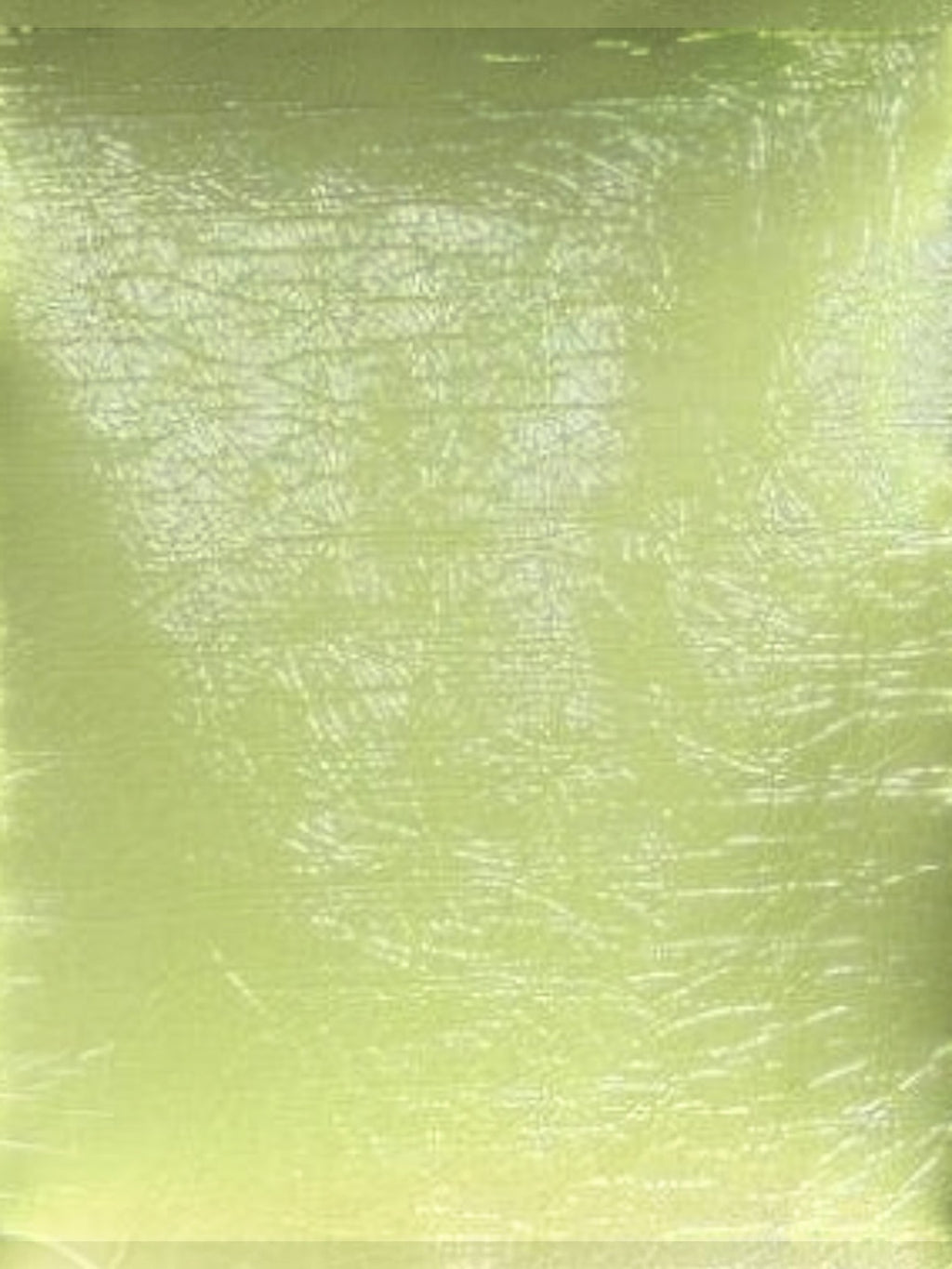 Mialur lime green faux leather fabric with a glossy, textured finish and subtle crinkled detail.